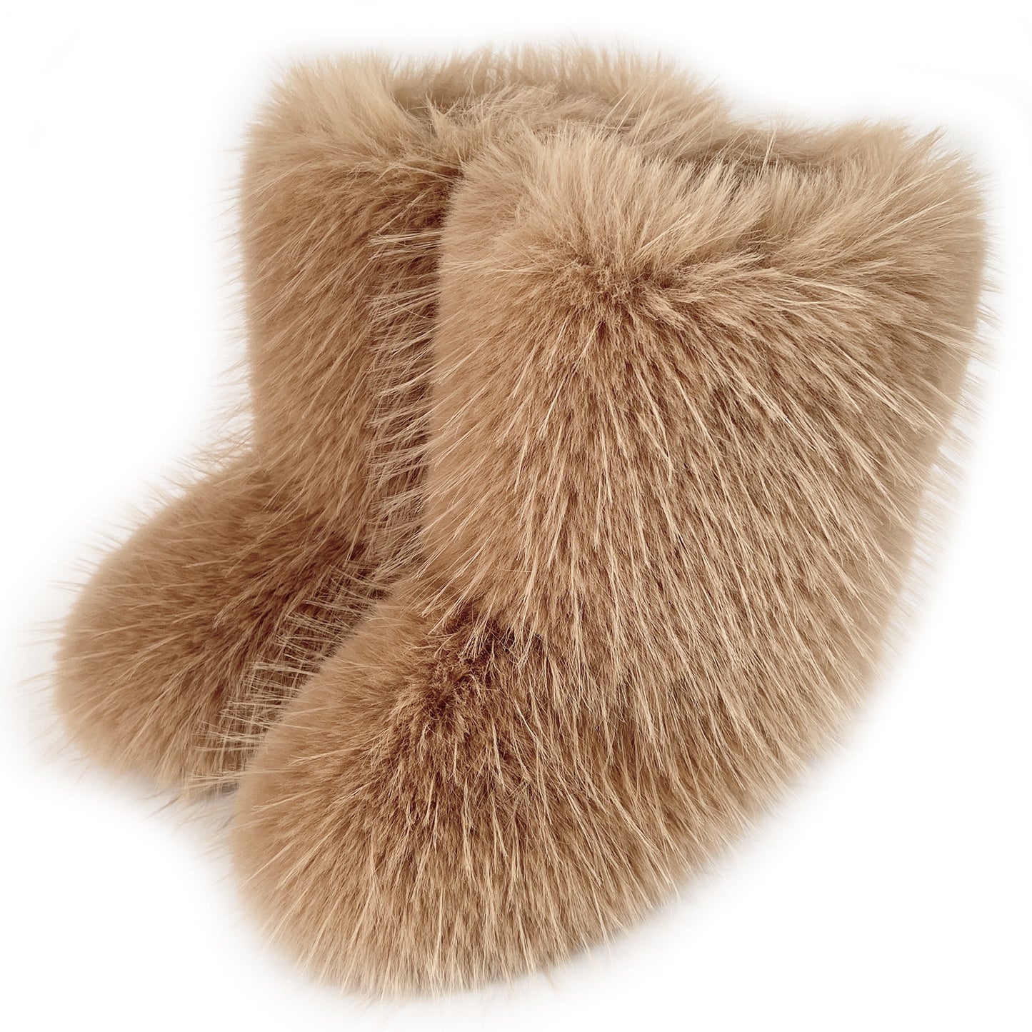 Long Fur Winter Fashion Hot Outdoor Snow Boots