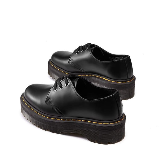 British Style Single-layer Thick Sole Increased Unisex Mary Women's Fashion Shoes