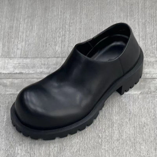 Thick Spring British One Pedal Bottom Women's Shoes