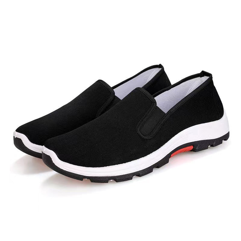 Men's Thick Two-color Sole Old Cloth Slip-on Breathable Mountaineering Casual Shoes