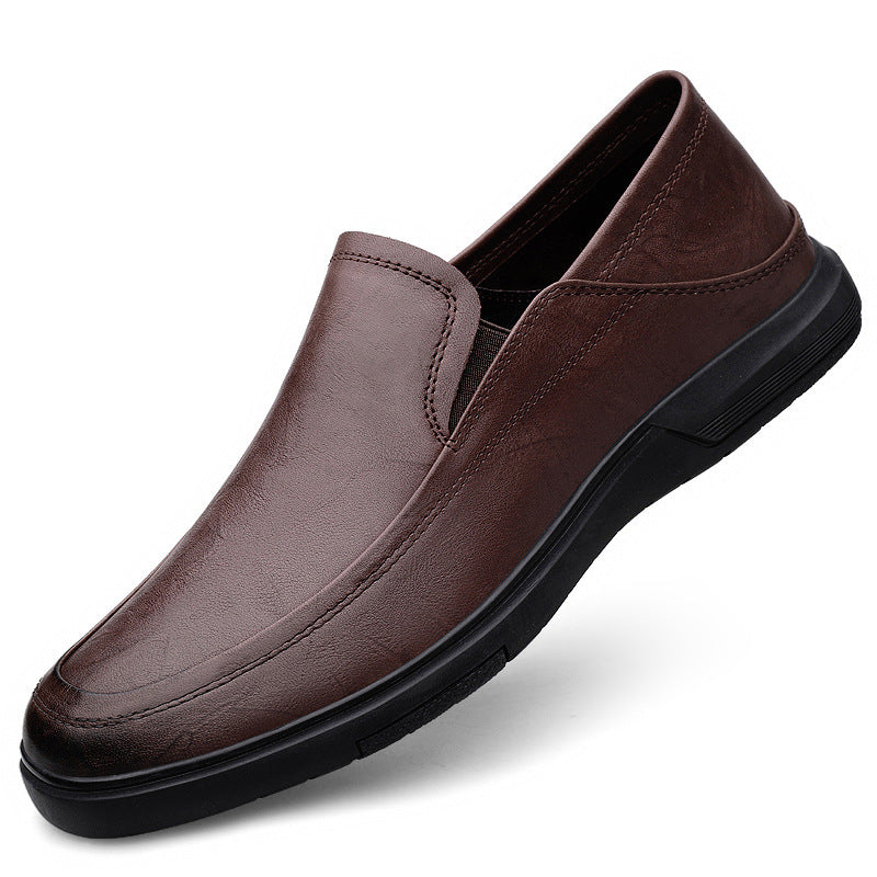 Men's Business Large Size Slip-on Soft Bottom Loafers/doug Shoes