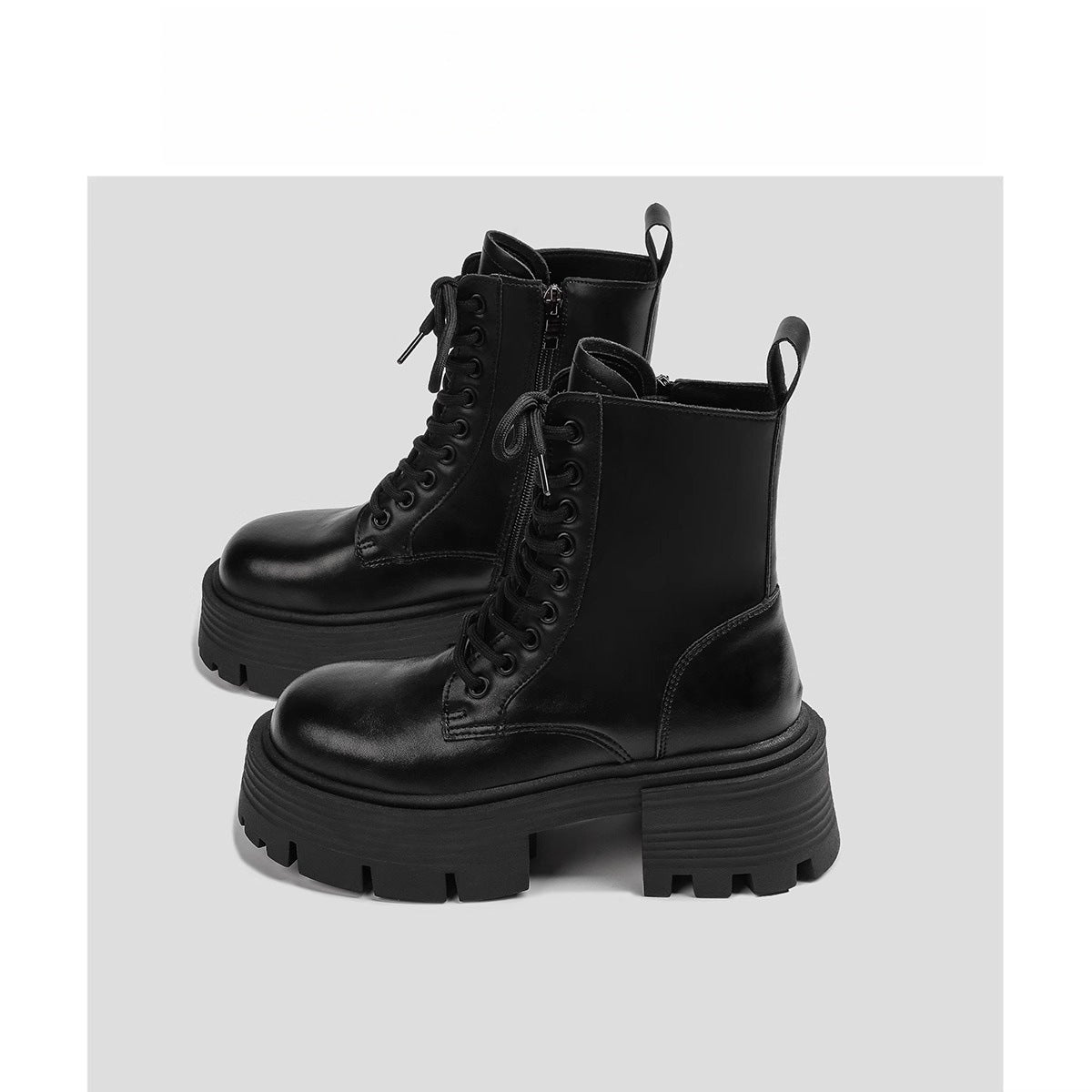 Women's Martin Small Thick-soled Height Increasing British Style Boots