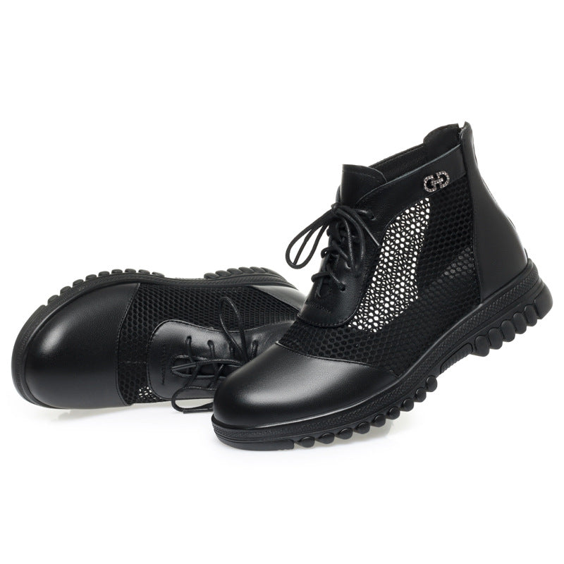 Women's Single Low Thick Mesh Plus Size Women's Shoes