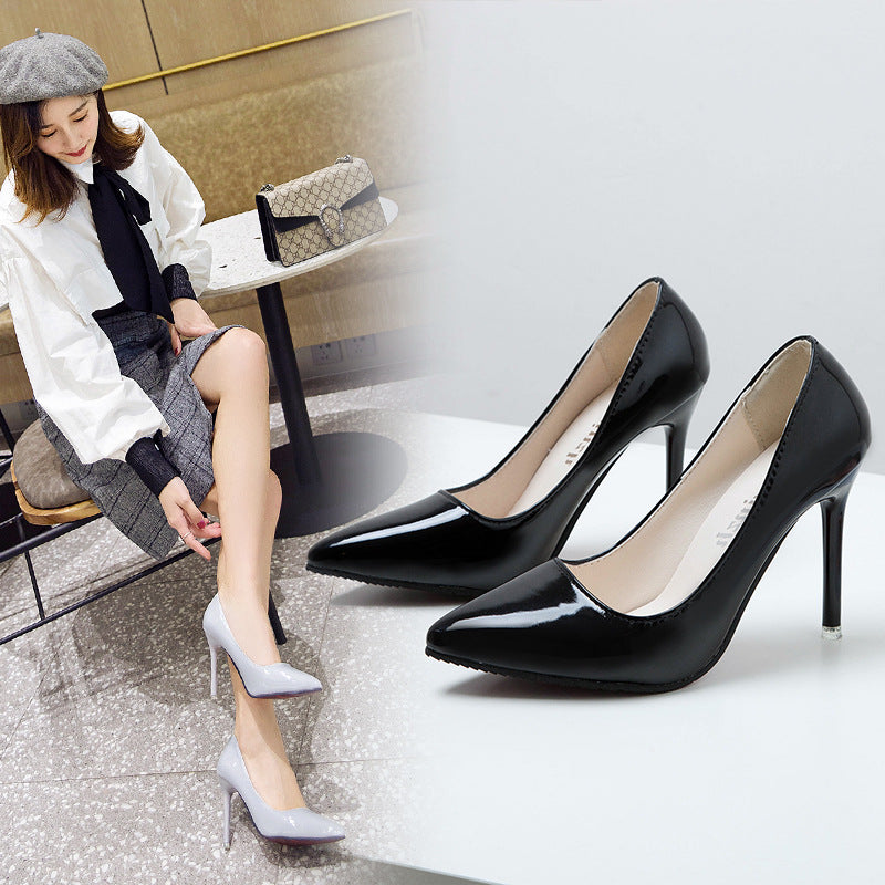 Women's High French Style Interview Stiletto Professional Heels