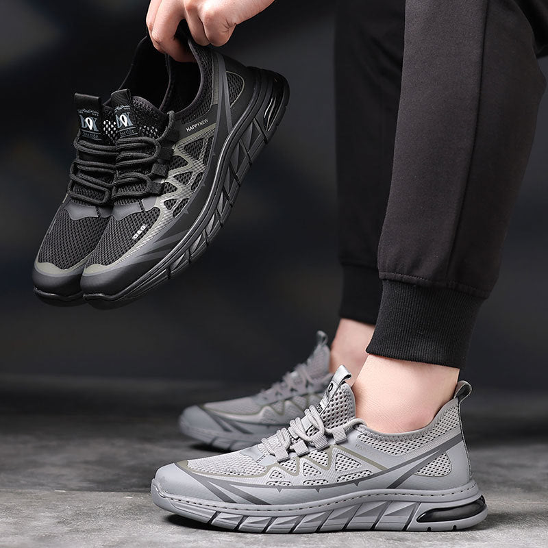 Men's Flying Woven Korean Summer Sports Breathable Versatile Casual Shoes