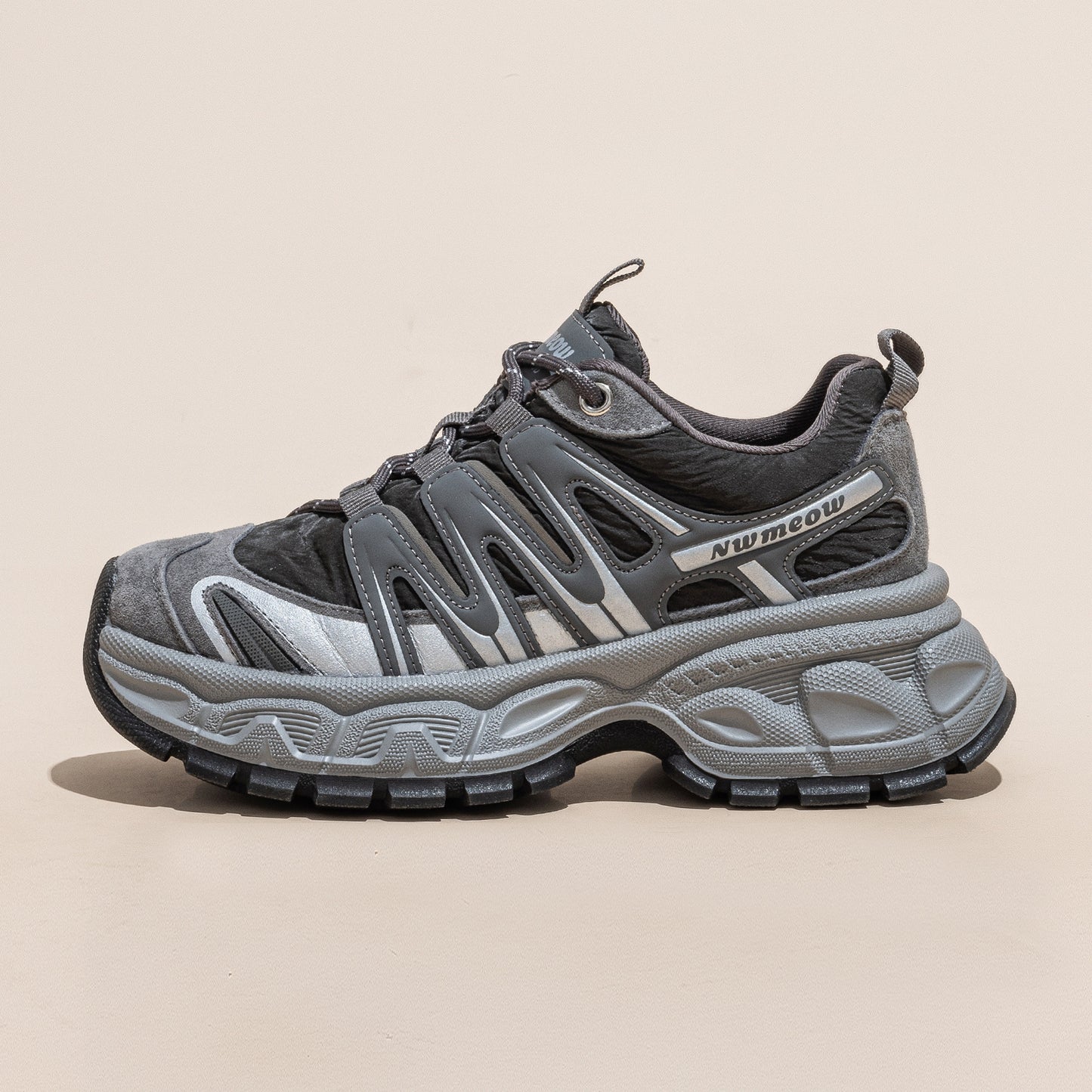 Women's Spring Platform Height Increasing Breathable Sports Sneakers