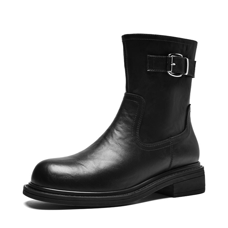 Women's Western Style Skinny Veet Martin Platform Ankle Women's Cotton Shoes