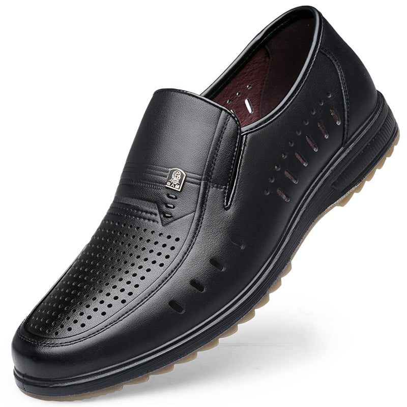 Men's Summer Dress Round Business Breathable Korean Sandals