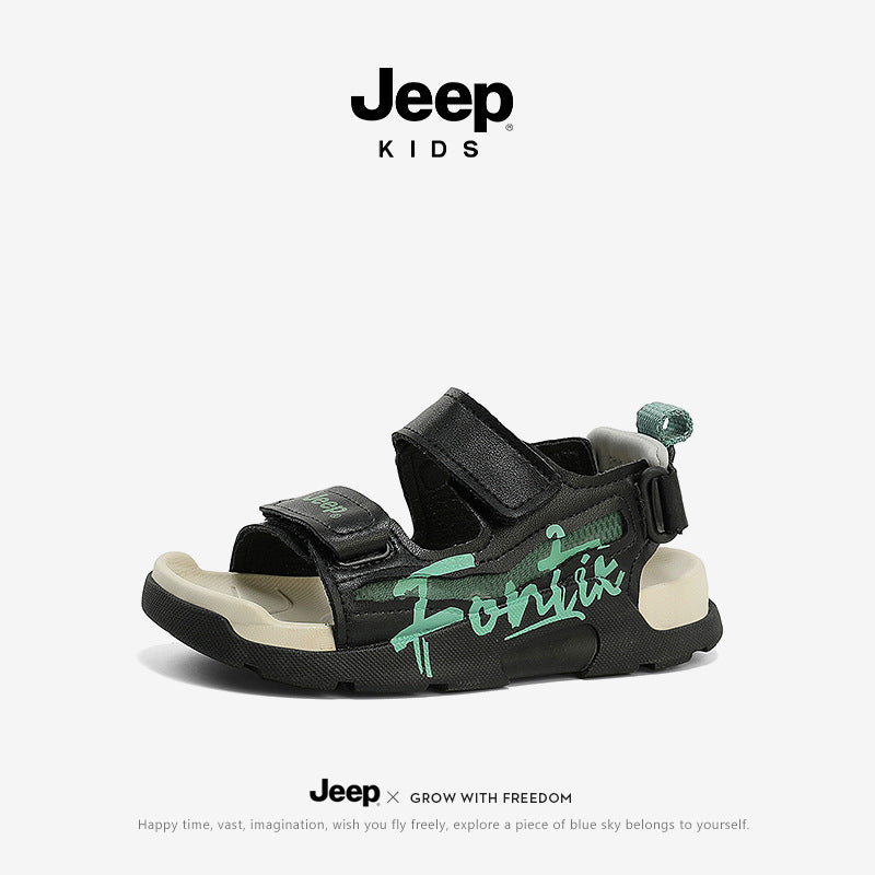 Children's Summer Boys Soft Sole Beach Middle Kid's Sandals