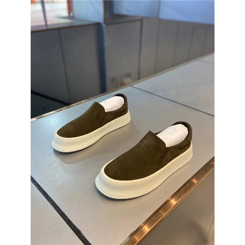 Men's Tide Spring Slip-on Thick-soled Niche Comfortable Loafers