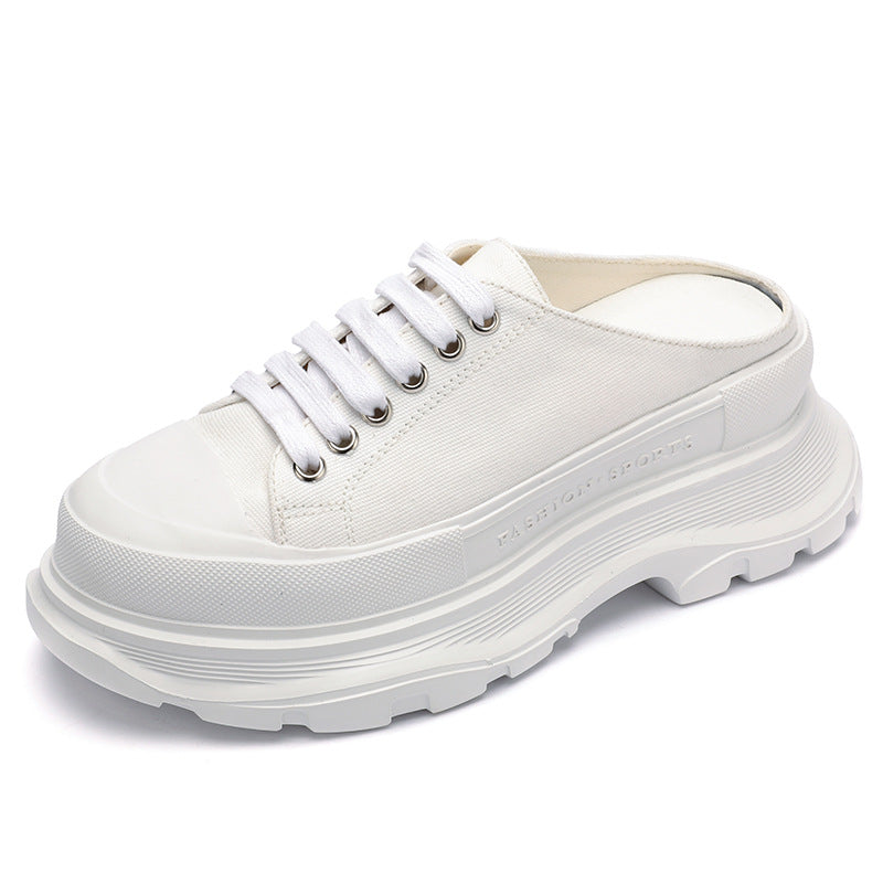 Women's Thick-soled Mcqueen Versatile Trendy Breathable Outer Slippers