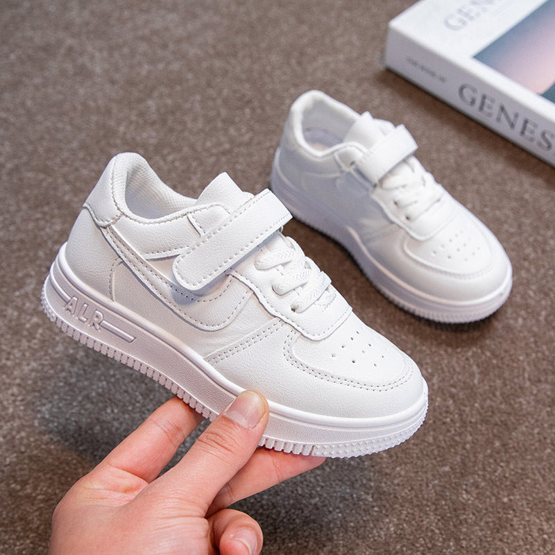 Children's White Performance Show Pumps Trendy Kid's Sneakers