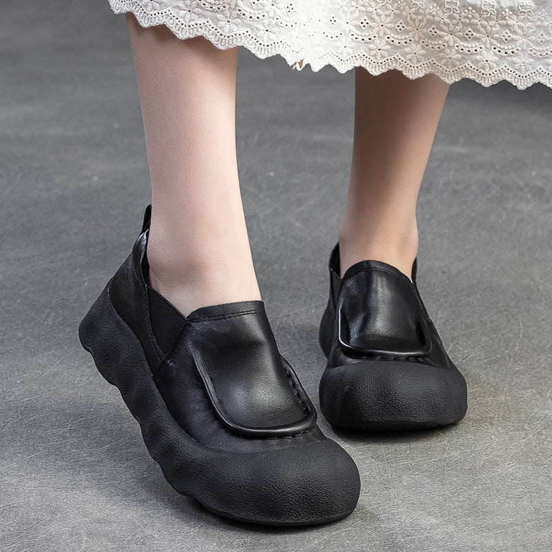 Women's Shu Thick Bottom Ugly Cute Big Head Pumps Women's Shoes