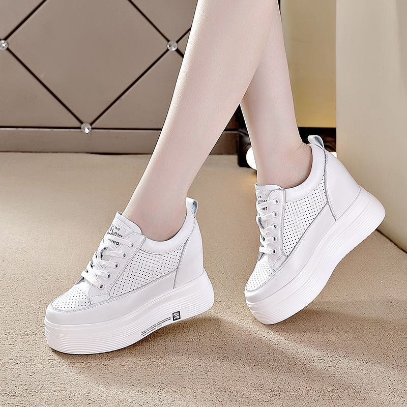 Women's Height Increasing Insole Breathable Air Cushion Platform Women's Shoes