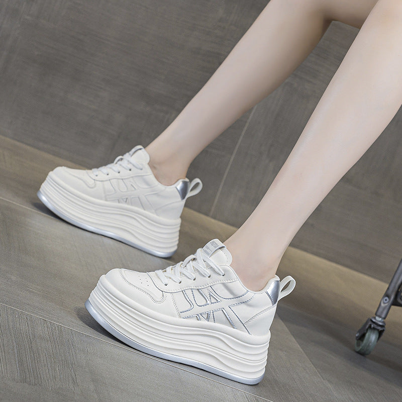 Women's Autumn Korean Style Height Increasing Insole Women's Casual Shoes