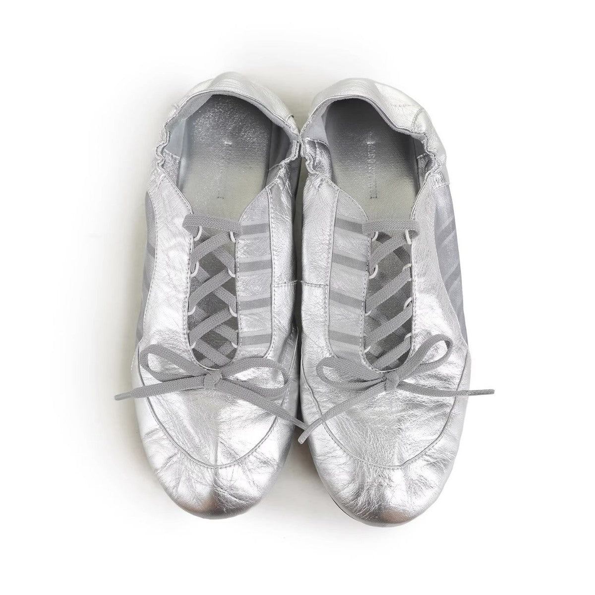 Women's Ballet Comfortable German Training Summer Bow Flat Stitching Lace Women's Casual Shoes