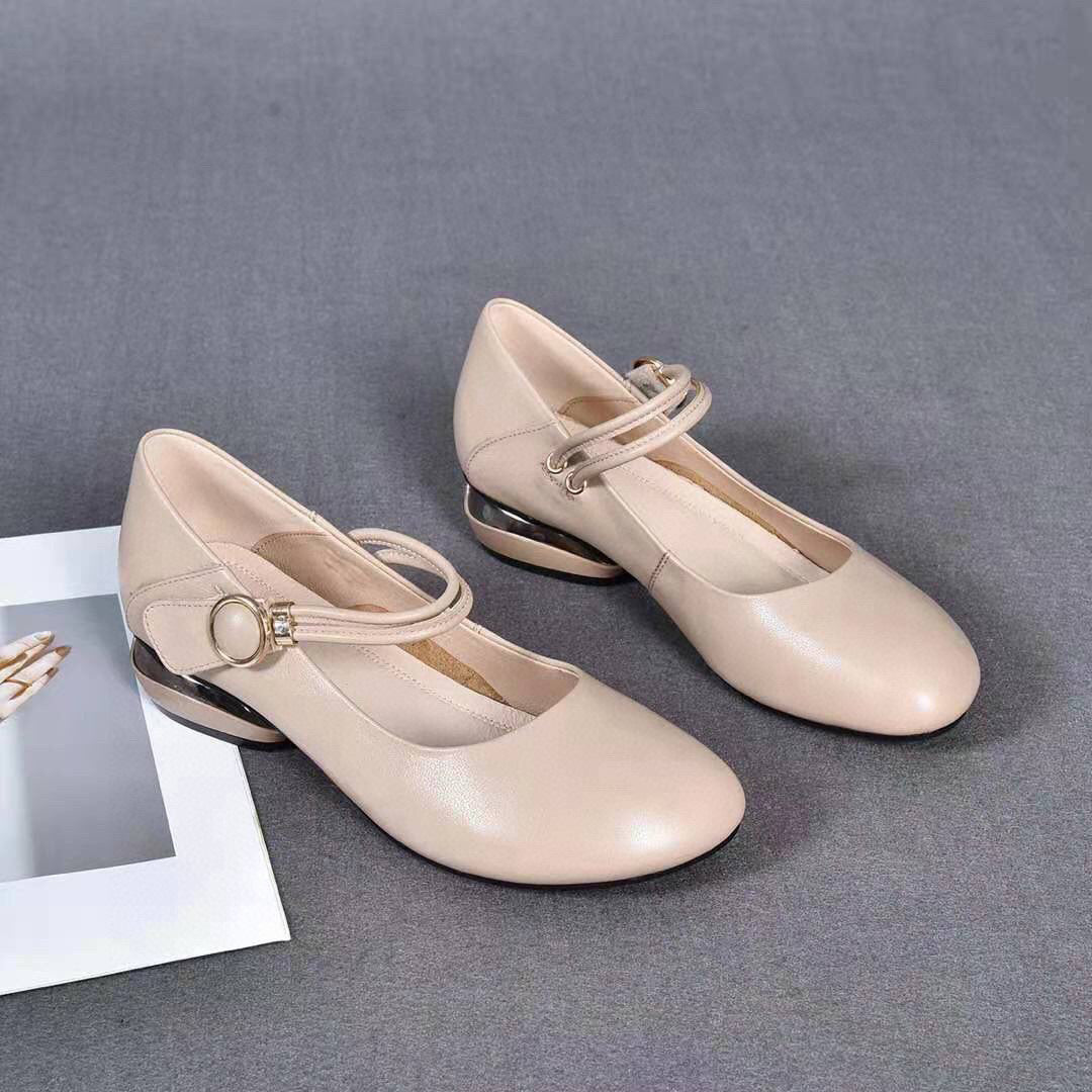 Women's & Men's Flats Round Toe Buckle Mary Jane Casual Shoes