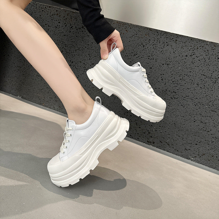Women's Thick-soled Small Heightened Easy Wear Autumn Versatile Fashion Women's Sports Shoes