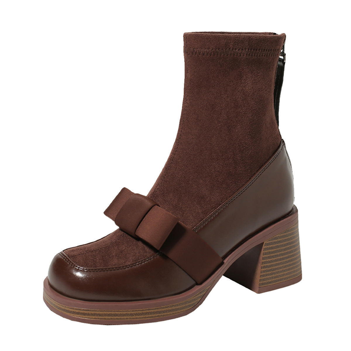 Women's Thin Single Winter Bow High Boots
