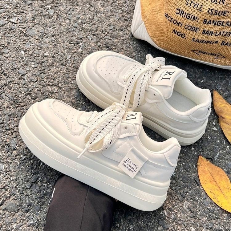 Women's Thick Bottom Big Head Autumn Korean Sneakers