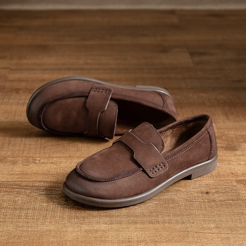 Women's Style Autumn Authentic Source Flat Buckle Big Head Ugly Women's Casual Shoes