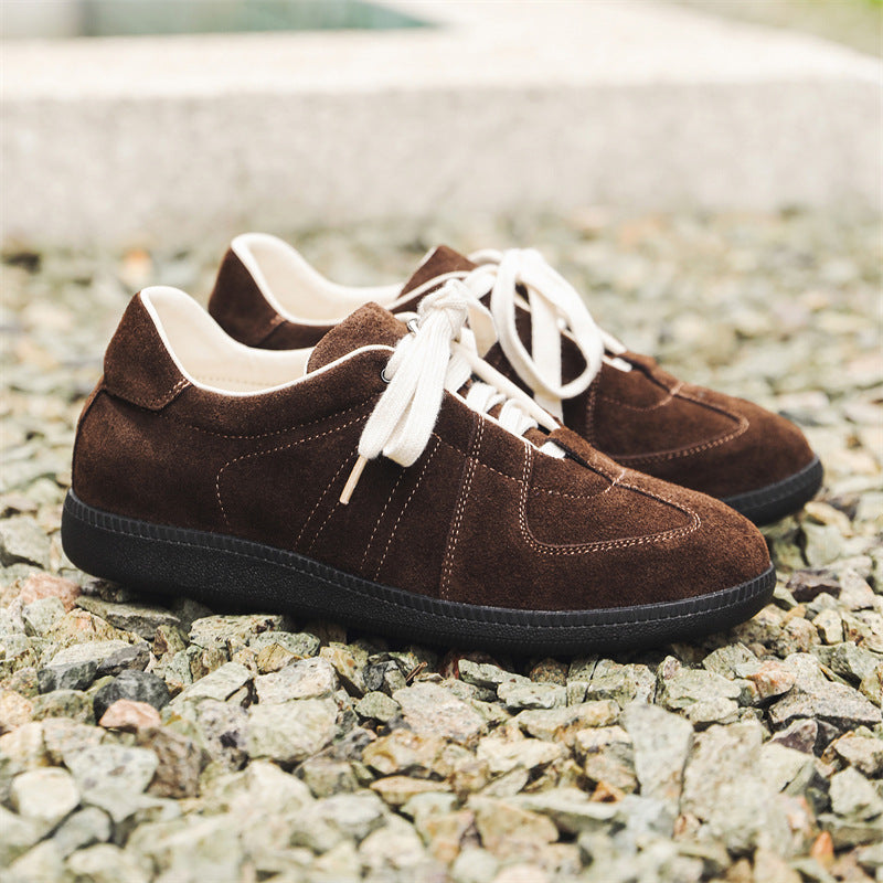 Men's Classy German Army Training Retro Leather Shoes