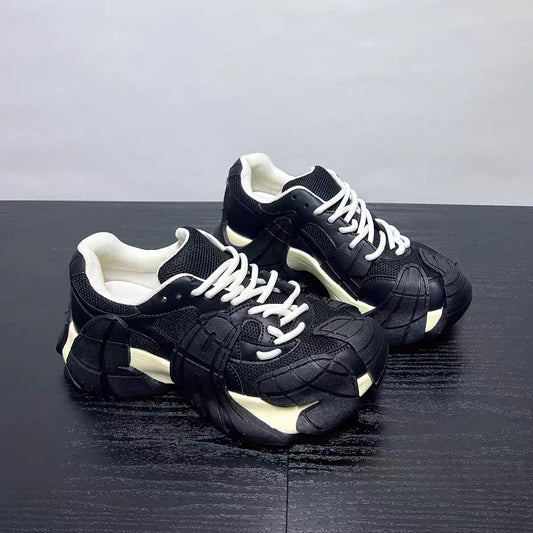 Grape Mom Hot Octopus Dad Mesh Stitching Sneakers