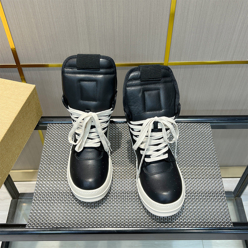 Men's Increasing Milk Fragrance Thick Bottom Couple Men's Board Shoes
