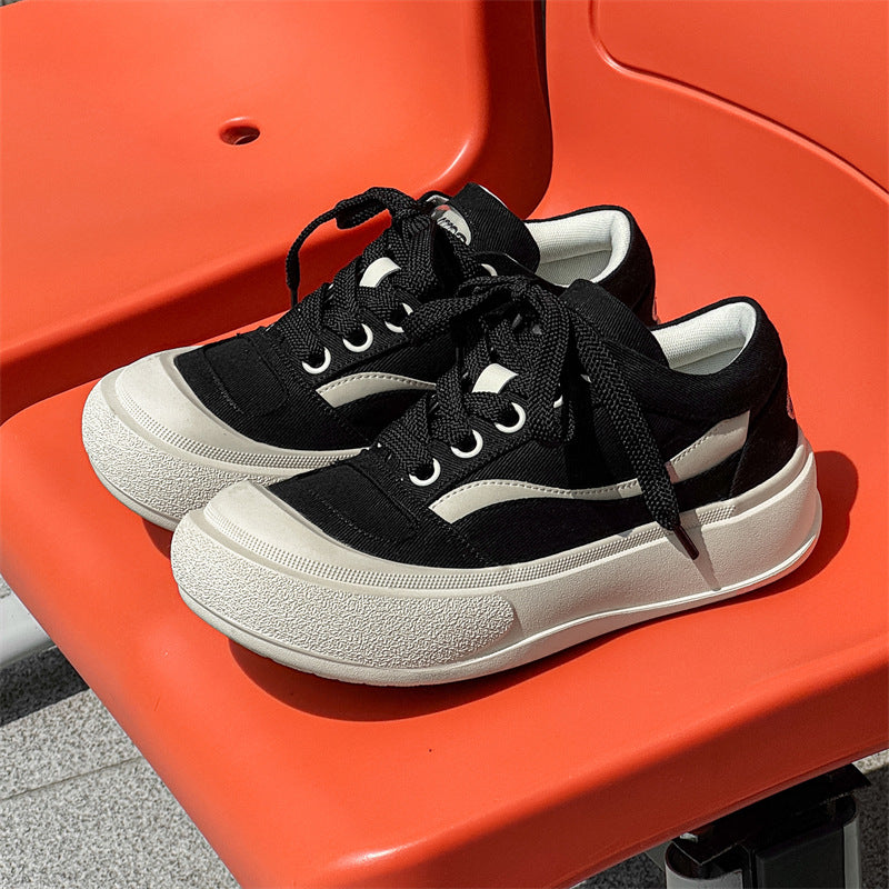 Women's & Men's Ugly Cute Crooked Big Toe Thick Bottom Increased Niche Sneakers