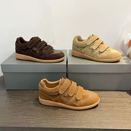 Women's Spring Velcro Triple Retro Sports Fashion Women's Casual Shoes