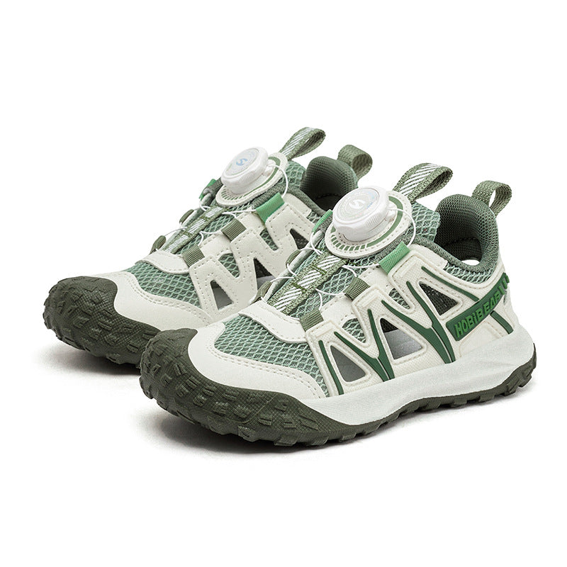 Children's Summer Rotating Buckle Boys Closed Toe Kid's Sandals