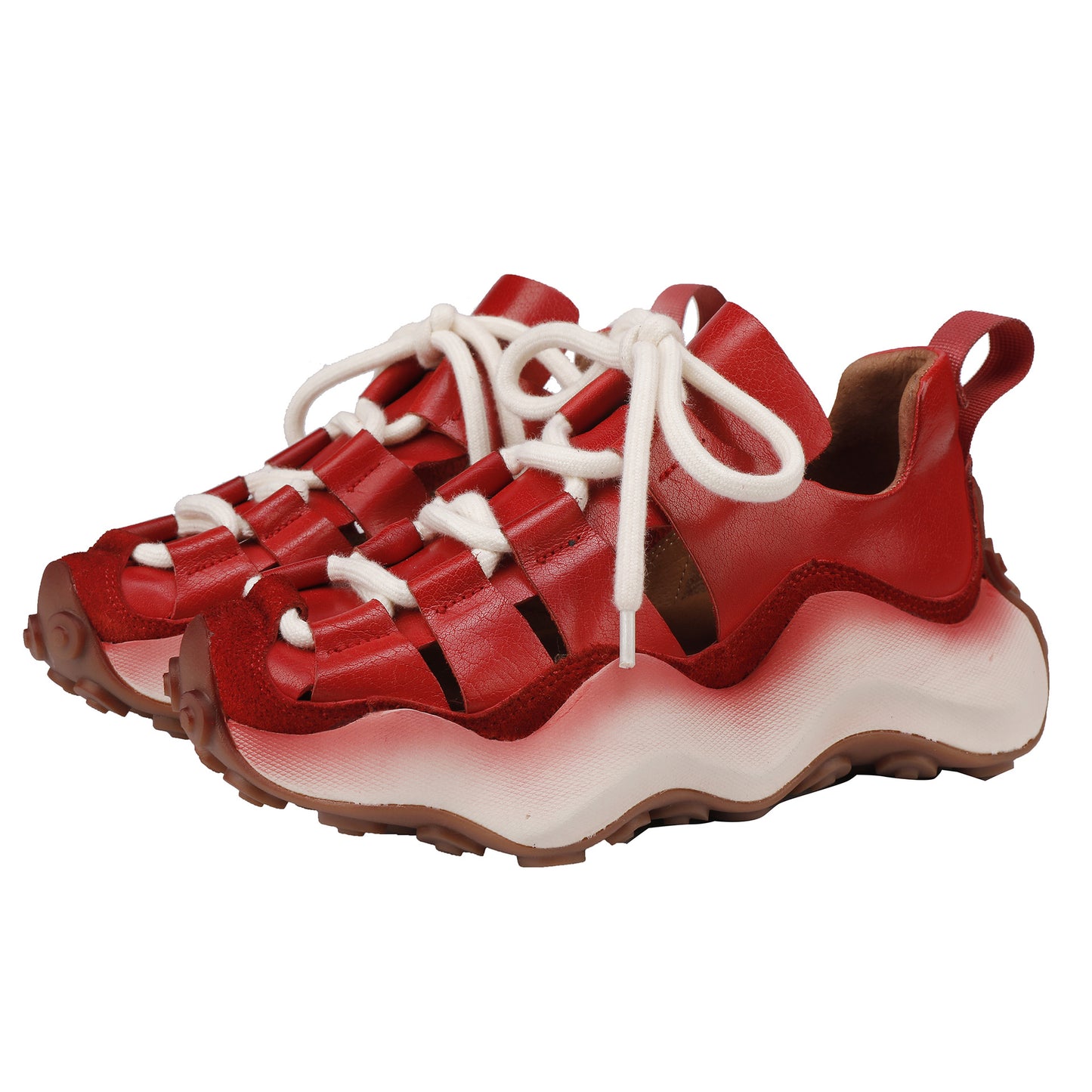 Thick Bottom Toe Cap Hollow Out Hole Female Style Sandals