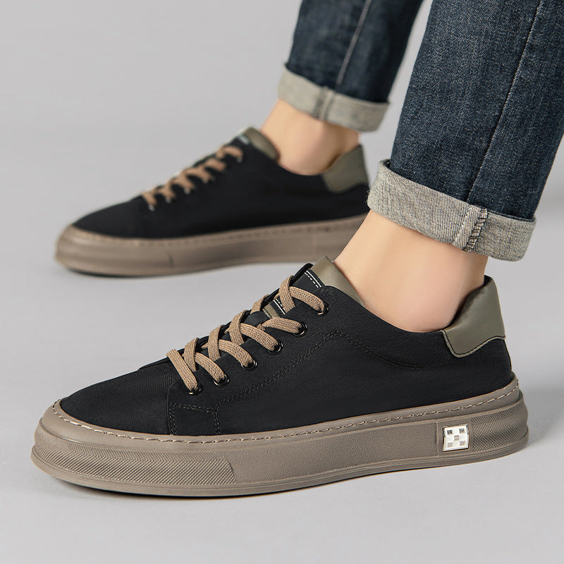 Men's Autumn Fashionable Comfortable Breathable Light Luxury Men's Board Shoes