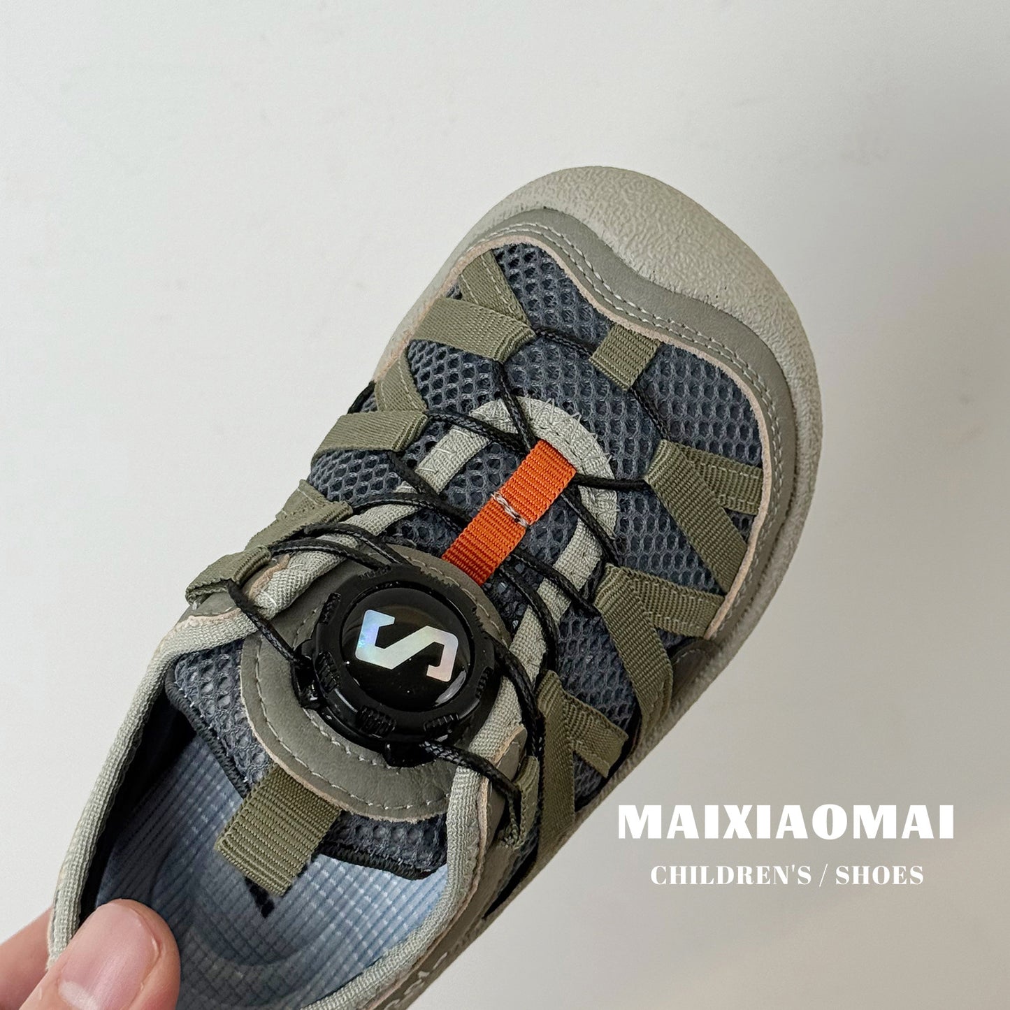 Children's Mai Single Mesh Fashion Rotating Buckle Children's Sports Shoes