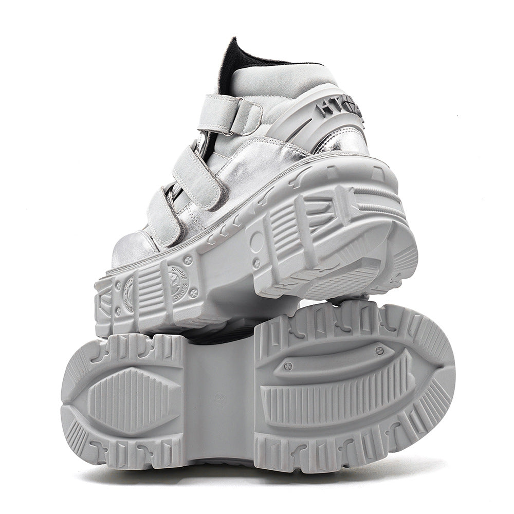Women's & Men's Platform Punk Dad Height Increasing Muffin Tank Men's Shoes