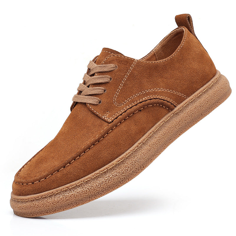 Men's Suede Skateboard Working Platform Martin Men's Shoes