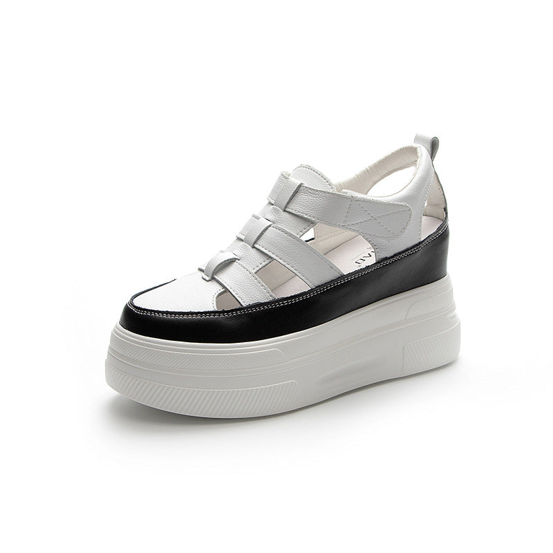 Women's Out Breathable Mesh Height Increasing Insole Sandals