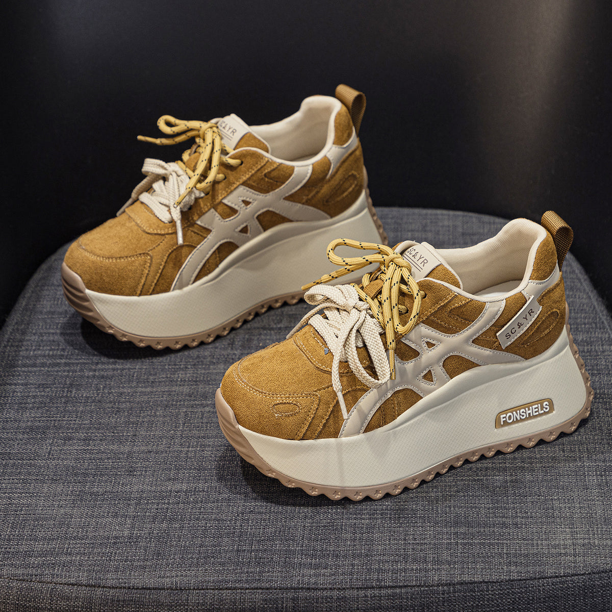 Women's Small Cortez Thick Sole Increased Fashion Women's Casual Shoes
