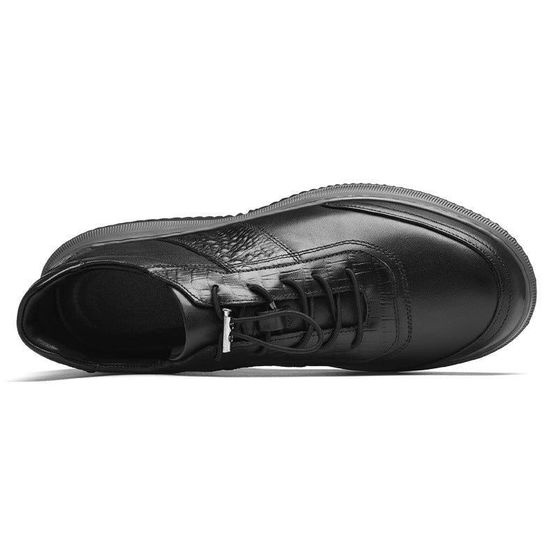 Men's First Layer Cowhide High-grade Comfortable Lightweight Indoor Men's Casual Leather Shoes