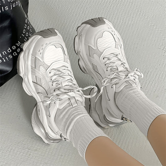 Women's & Men's Breathable Clunky Couples For Summer Platform Sneakers