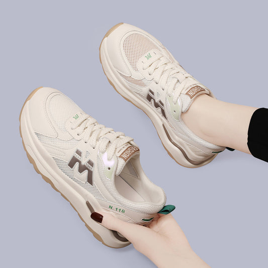 Women's Sports White Spring Fashion Dad Summer Sneakers