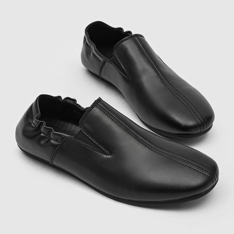 Men's Flat Toe Slip-on Derby Commuter British Loafers/doug Shoes