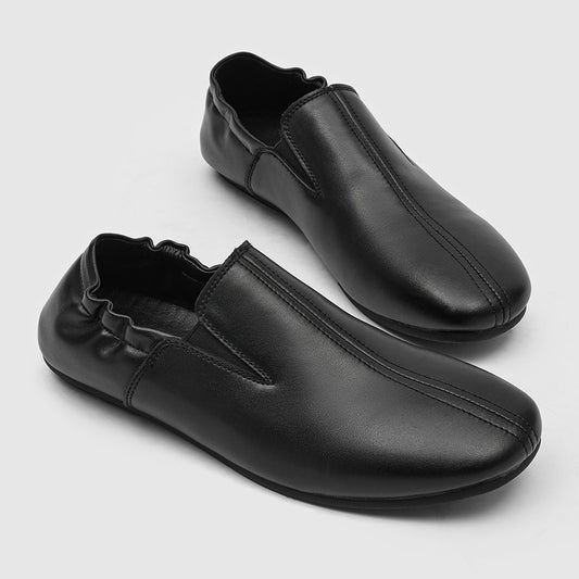 Men's Flat Toe Slip-on Derby Commuter British Loafers/doug Shoes