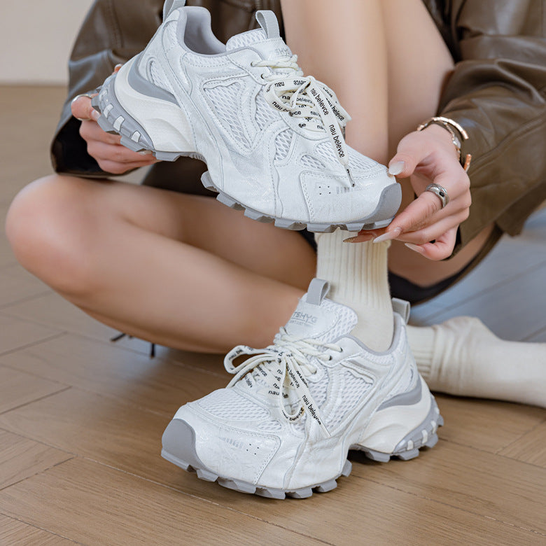 Dad Female Mesh Small Monster Thick Women's Sports Shoes