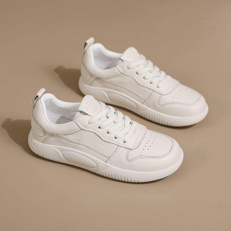 Women's Easy Wear Spring Flat Pumps Fleece-lined Casual Shoes
