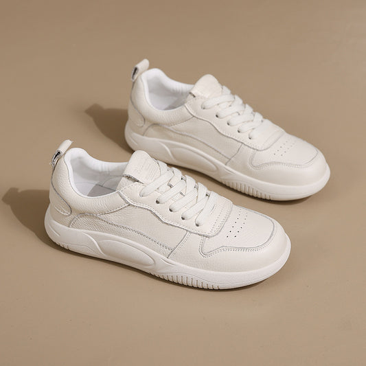 Women's Easy Wear Spring Flat Pumps Fleece-lined Casual Shoes