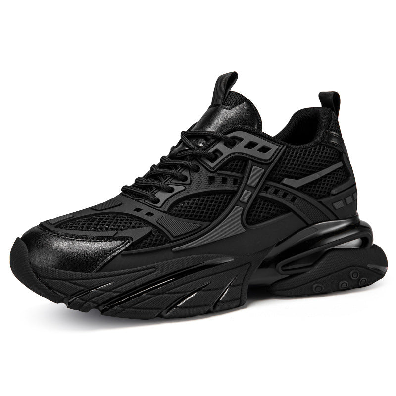 Men's Breathable Invisibly Heightened Platform Running Leisure Men's Sports Shoes