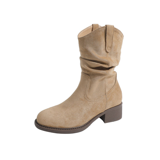 Women's Height Increasing Insole Short For Retro Chunky Boots