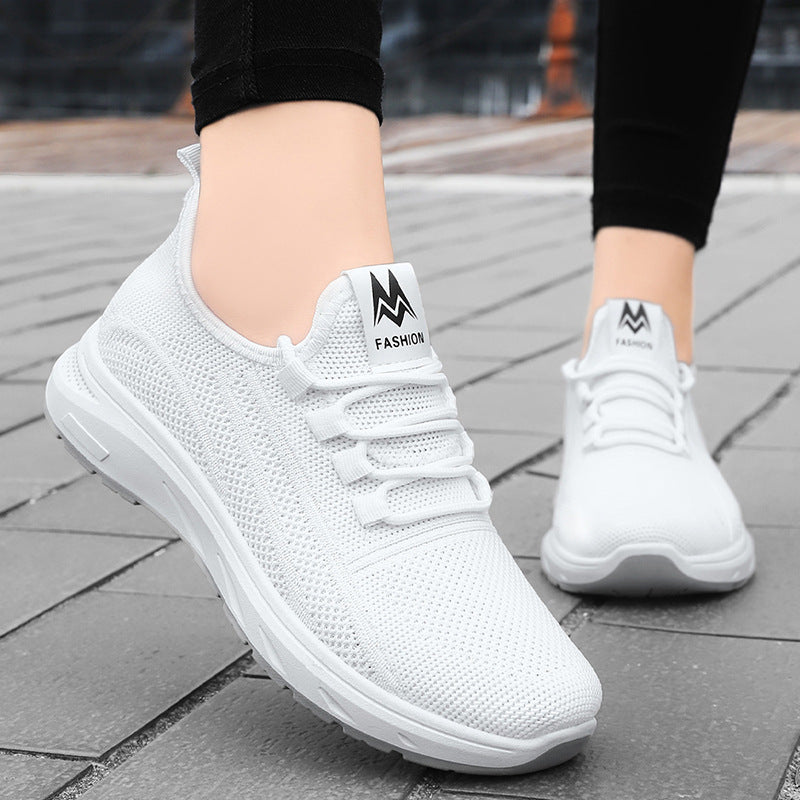 Women's Autumn Solid Color Fashion Breathable Feet Casual Shoes