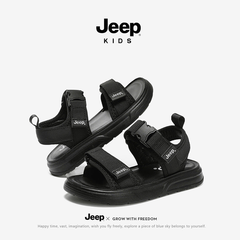 Children's Medium Large Soft Bottom Boy Beach Kid's Sandals
